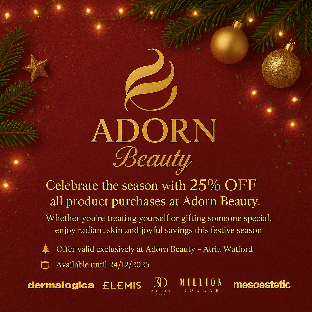 Adorn Beauty – Celebrate the Season With 25% OFF All Product Purchases (Adorn Beauty Atria Watford also known as Adorn Beauty Harlequin and Adorn Hair & Beauty Watford Highstreet Exclusive)