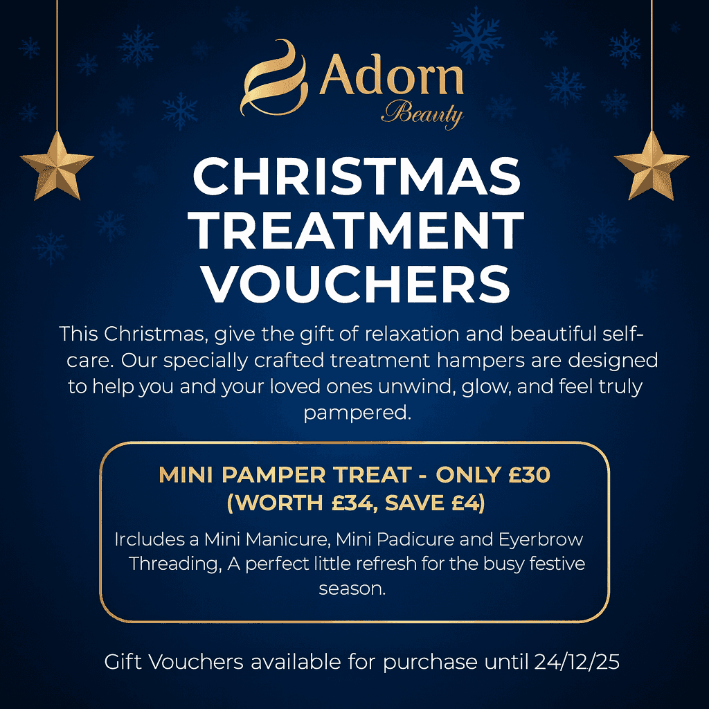 Mini Pamper Treat Christmas Offer – Only £30 at Adorn Beauty Harlequin Watford (Atria Watford)